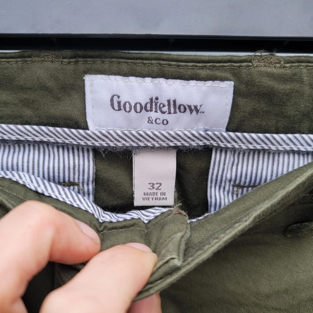 EUC GOODFELLOW & CO. LINDEN SHORT, GREEN BERMUDA SHORTS, MEN'S 32 - Picture 5 of 7